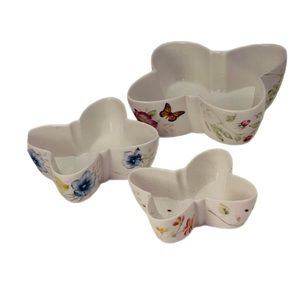 Lenox Butterfly Meadow Nesting/Stacking bowls - Brand New